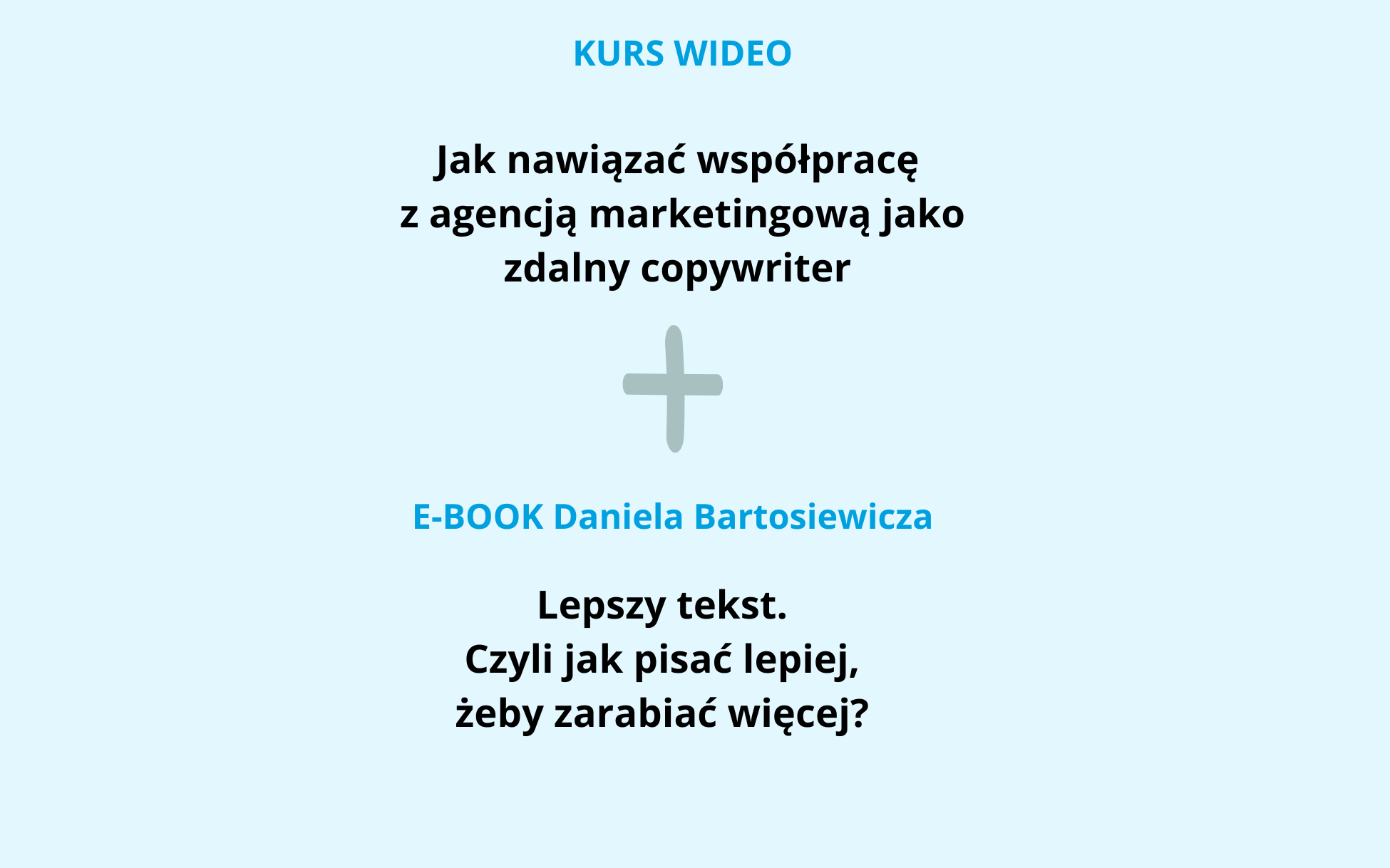 PAKIET: Kurs dla copywriterów, którzy chcą zdalnie pozyskiwać zlecenia od agencji marketingowych + E-book „Lepszy tekst. Jak pisać lepiej, żeby zarabiać więcej”
